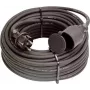 AS SCHWABE 60383 Toitepikenduskaabel 10 m H05VV-F 3G1.5 Schuko must