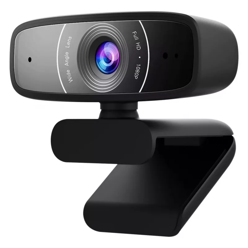 ASUS C3 veebikaamera - Full HD 1080p - sisseehitatud mikrofon - USB - must