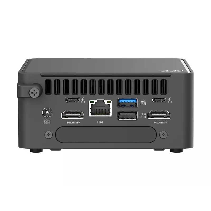 ASUS NUC 15 Pro Tall Kit RNUC15CRHU700000 - Barebone Mini-PC, Intel Core Ultra 7 225H, vPro, ilma RAM-ita, ilma salvestusruumita, Wi-Fi 7