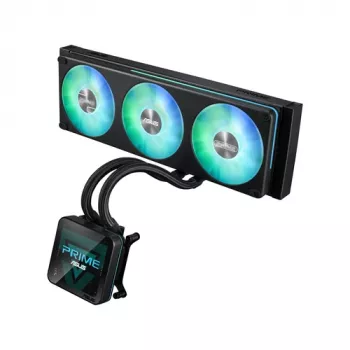 ASUS Prime SLC II 360 ARGB LCD AIO Vedelik CPU Jahuti, 360 mm Radiaator, 3 x 120 mm ARGB Ventilaatorid, LGA 1851/1700/1200/115x/AM5/AM4