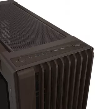 ASUS ProArt PA602 Wood Edition Retro Brown - karastatud klaasiga keskmine torn