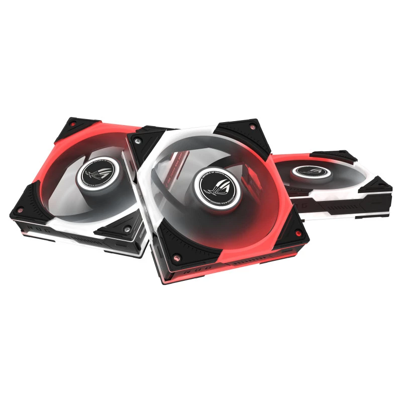 ASUS ROG Eurux GR120 ARGB Reverse Ventilaator Black Edition, 120mm kolmikpakend