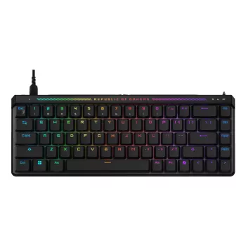 ASUS ROG Falchion Ace HFX mänguklaviatuur, mehaaniline, juhtmega USB, prantsuse AZERTY paigutus, must