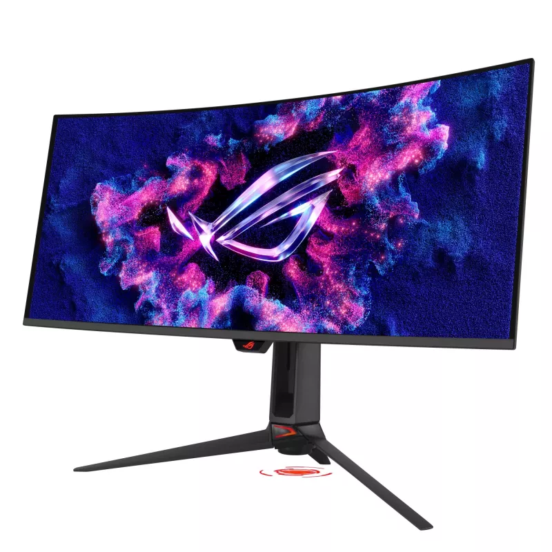 ASUS ROG Swift OLED PG34WCDN 34-tolline kumer mängumonitor, WQHD, 360Hz, QD-OLED, HDMI, DP, USB-C, USB-hub, must