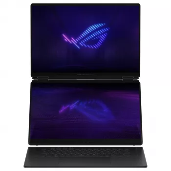 ASUS ROG Zephyrus Duo GX651AX-SR004W mängusülearvuti, 16-tolline 3K OLED puutetundlik 120Hz, Intel Core Ultra 9 386H, 64GB LPDDR5x, 2TB SSD, GeForce RTX 5090 24GB, Windows 11 Home, saksa QWERTZ klaviatuur