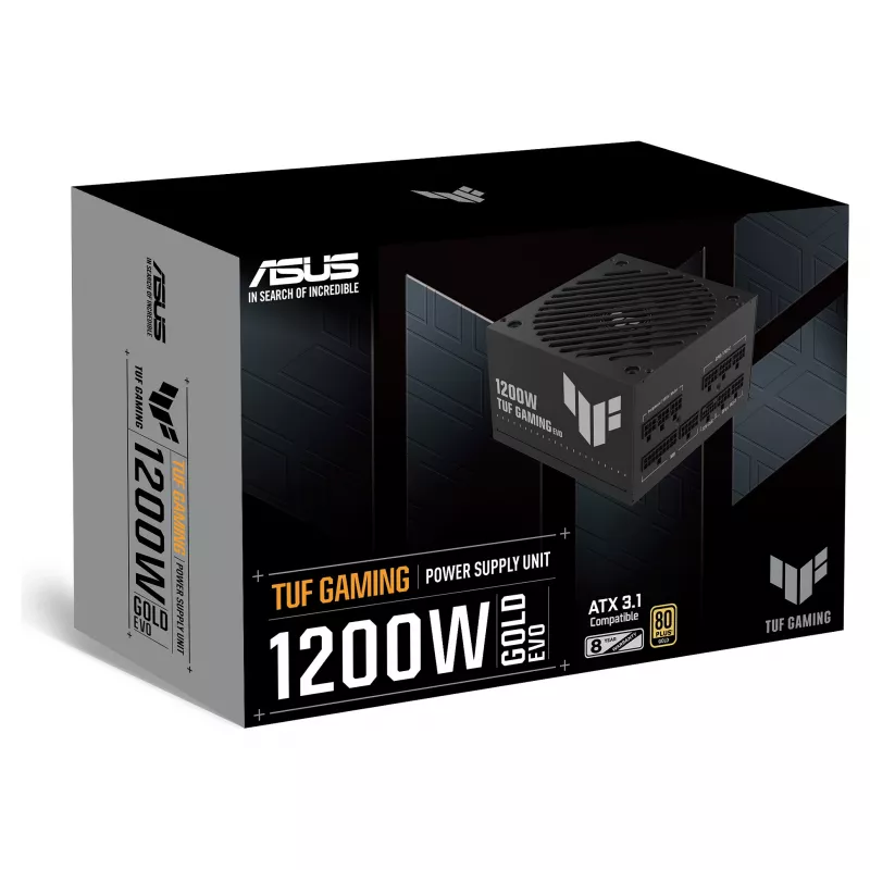ASUS TUF Gaming 1200G EVO 1200W 80+ Gold täismodulaarne ATX toiteplokk