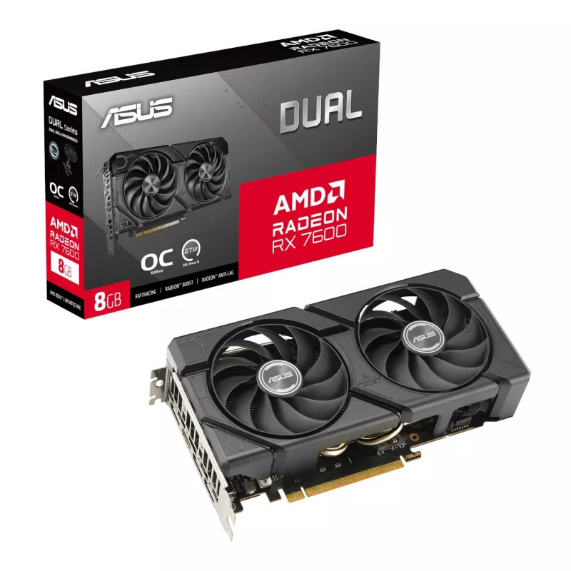 ASUS UWM 2 mängukorpus / videokaart / toiteplokk komplekt (A31 PLUS | RX 7600 | PRIME 750W)