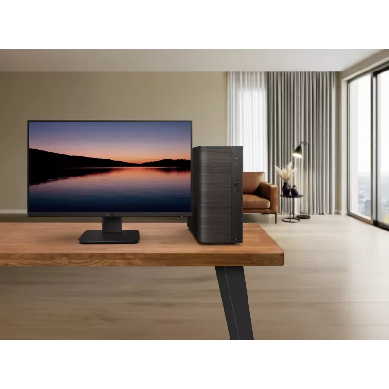 ASUS V700 Mini Tower VM701MG-OR7445039W Copilot+ PC, AMD Ryzen AI 7 445, 16GB DDR5, 512GB SSD, Windows 11 Home, must puidust aktsendiga