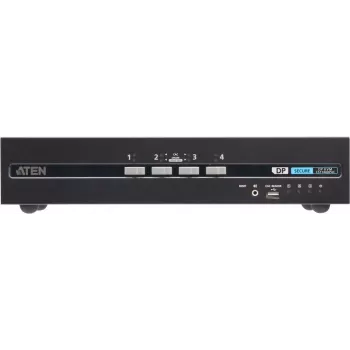 ATEN 4-pordiline turvaline KVM-lüliti kahe DisplayPortiga, CAC-toega, NIAP PP v4.0 sertifitseeritud (CS1144DP4C)