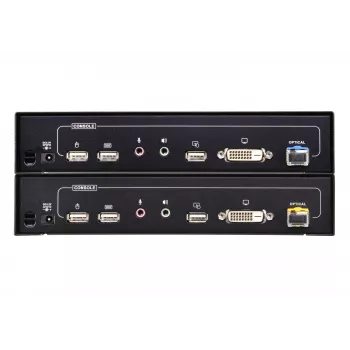 ATEN CE680 KVM audio USB jadaporti pikendaja fiiberoptika kaudu, DVI Dual Link, 600 m, 1310/1550 nm