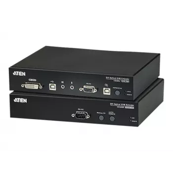 ATEN CE680 KVM audio USB jadaporti pikendaja fiiberoptika kaudu, DVI Dual Link, 600 m, 1310/1550 nm