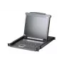ATEN CL1000M-ATA-DNG 17-tolline LCD Slideaway konsool USB KVM-iga, 1U riiulikinnitus