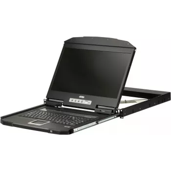 ATEN CL3700NW-IT 1U lühikese sügavusega USB HDMI LCD KVM konsool - 17 tolli 1280x1024, itaalia klaviatuur