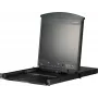 ATEN KL1508AiM CH 8-pordiline 17-tolline LCD Cat5e/6 KVM Over IP lüliti (kahe siiniga, Šveitsi klaviatuur)