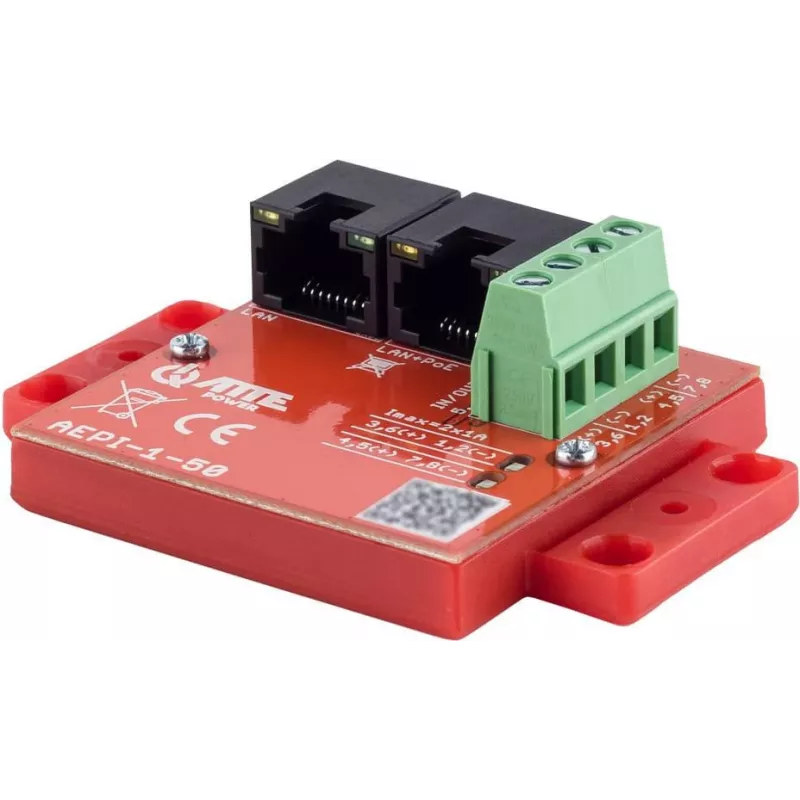ATTE AEPI-1-50 Passiivne PoE Adapter 1-Kanaliline 10/100/1000 Mbps Gigabitine Ethernet