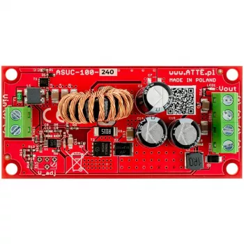 ATTE ASUC-100-240-OF 100W puhas siinuslaine inverter 24V DC kuni 230V AC