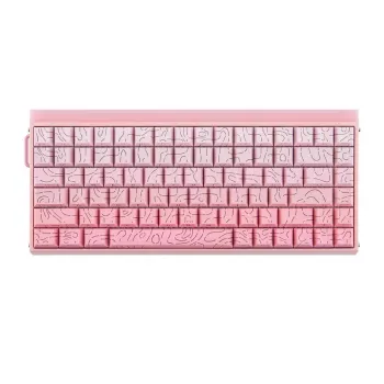 AULA HERO84 HE Pink Gradient Contour Dragon King RGB Gasket mehaaniline klaviatuur