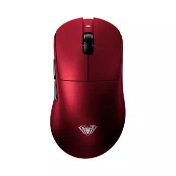 AULA SC900 Pro Red Mouse - Tri-Mode Wireless Gaming Mouse with PAW3395 Sensor, 26000 DPI, RGB, 75g