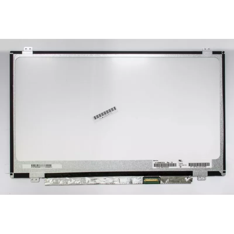 AUO LC300143 14.0 inch sülearvuti LCD-ekraan, 1366x768, 60Hz, matt, 30-pin, parem pool
