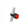 Author Cubus USB Laetav Tagumine Jalgrattatuli Automaatse Pidurisensoriga, COB LED 70 lm, Must/Punane