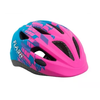 Author Flash Inmold X8 laste jalgrattakiiver, roosa/sinine, 47-51 cm, Dial-Fit, 10 tuulutusava