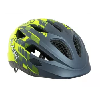 Author Flash Inmold X8 Laste jalgrattakiiver - Hall/Kollane, 47-51 cm