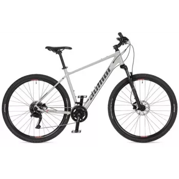 Author Grand 29 Foggy Grey/Black 20 2026 - 29 tolli ratas kolmekordse paksendusega sulamist maastikujalgratas, Shimano Altus 2x9, hüdraulilised kettapidurid