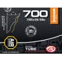 Author Tube AT-CROSS-700C Wide FV48 700x35/50C (must) - 48mm Presta ventiiliga butüülist sisekumm