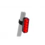 Author XYRIUS Brake USB Rear Light 400 lm, Must punase läätsega
