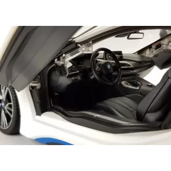 Auto R/C BMW i8 Rastar 1:14 Valge automaatustega