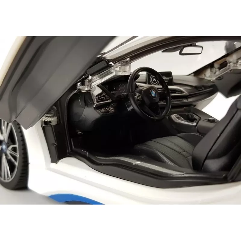 Auto R/C BMW i8 Rastar 1:14 Valge automaatustega