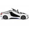 Auto R/C BMW i8 Rastar 1:14 Valge automaatustega