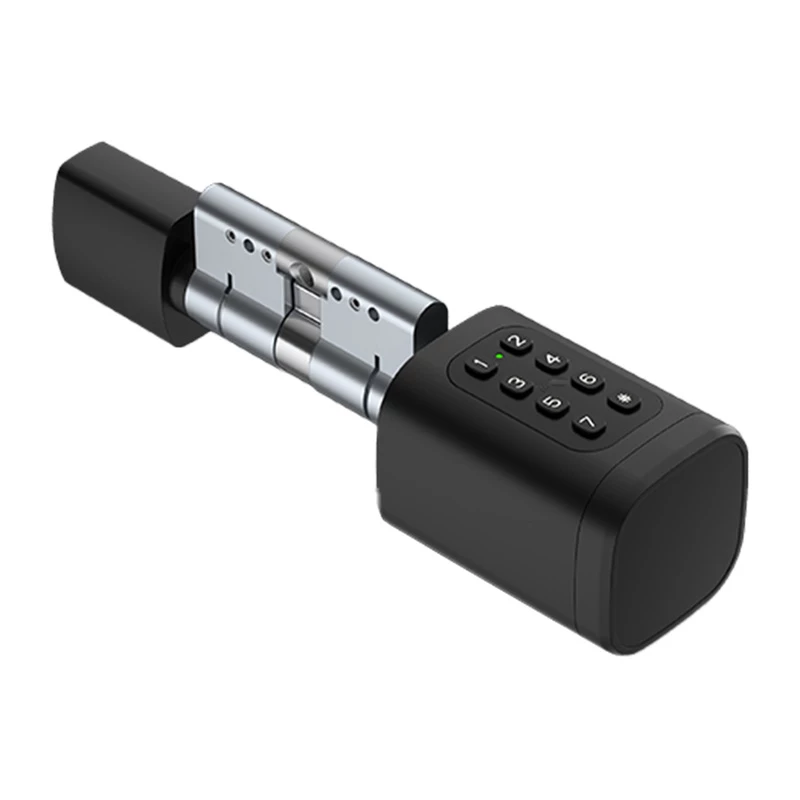 AVATTO SDL-V1-B60 nutiluku silinder, 60mm, sõrmejälg, Bluetooth, Zigbee, must