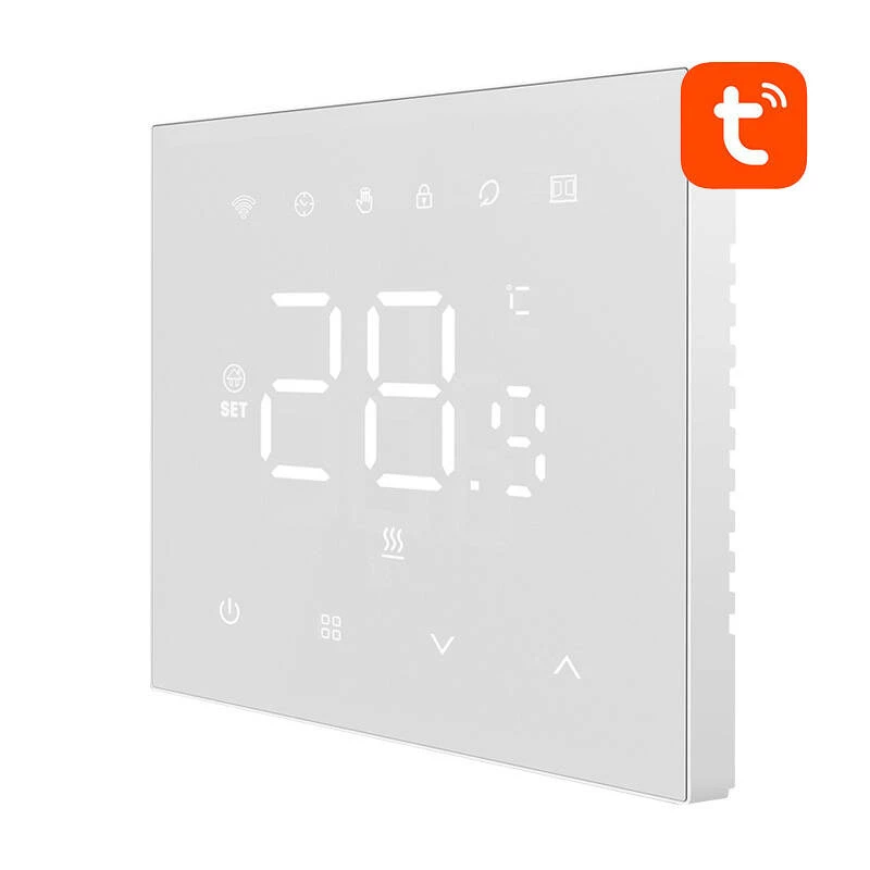 AVATTO WT410-16A-W Nutikas WiFi termostaat elektripõrandaküttele, 16A, valge
