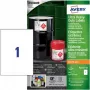 Avery Zweckform B4775-50 A4 valged polüetüleenkile etiketid, püsiv liim, laser/koopiamasin, 50 etiketti, 210 x 297 mm