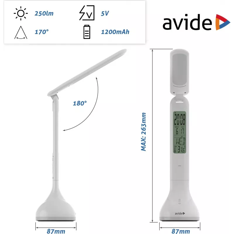 Avide LED Lauvalgusti RGB Kalender Valge 4W 250lm