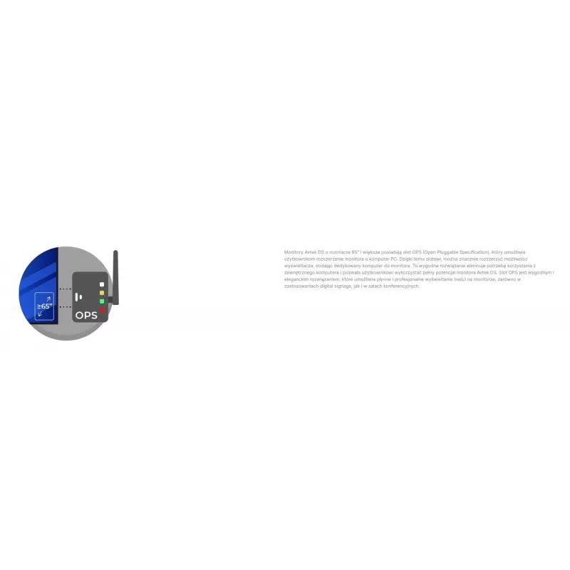Avtek DS2 55 4K UHD infomonitor 55 tolli