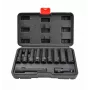 AWTOOLS 1/2 tolline süvikeermega löökmutrike komplekt 11-osaline 8-21 mm Black Line
