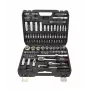 AWTOOLS 144-osaline pesavõtmete komplekt 1/2 inch ja 1/4 inch ajamiga Black Line