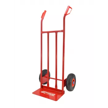 AWTOOLS AW laotrolley 2 ratast 200kg käsikäru pneumaatiliste rehvidega, terasraam, sinine/must