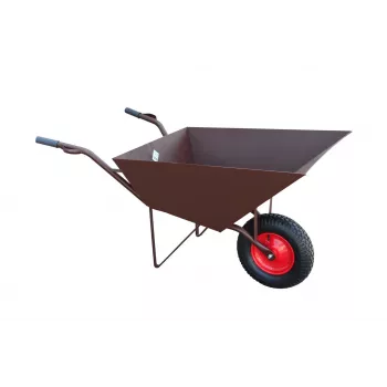 AWTOOLS AW00038 Aiakäru / Käsikäru 100L 200kg 4-rattaline kallutuskäru Roheline