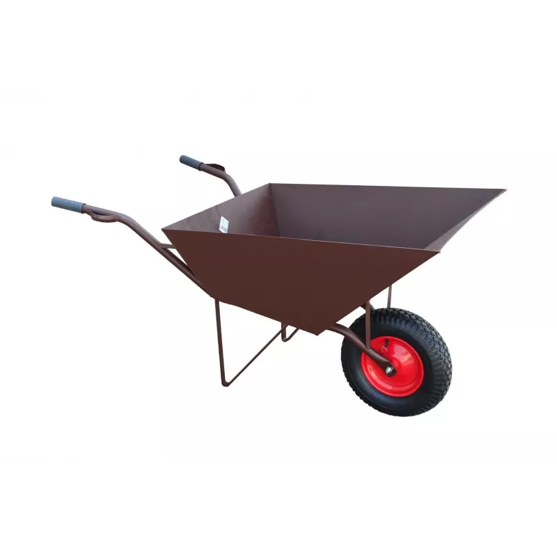 AWTOOLS AW00038 Aiakäru / Käsikäru 100L 200kg 4-rattaline kallutuskäru Roheline