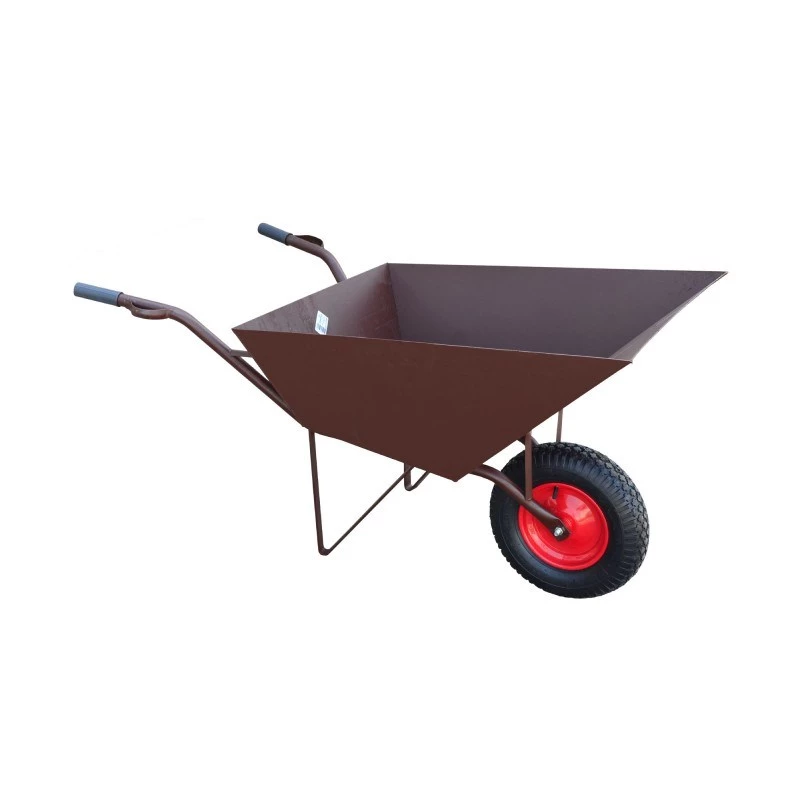 AWTOOLS AW00038 Aiakäru / Käsikäru 100L 200kg 4-rattaline kallutuskäru Roheline