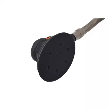 AWTOOLS AW10311BL Pneumaatiline juhusliku orbiidiga lihvija 150 mm 6 tolli õhulihvija konks- ja aasapadjaga, tagumise väljalaskega, sisseehitatud regulaatoriga, 10 000 p/min, 90 PSI, koos tolmukotiga ja mutrivõtmega