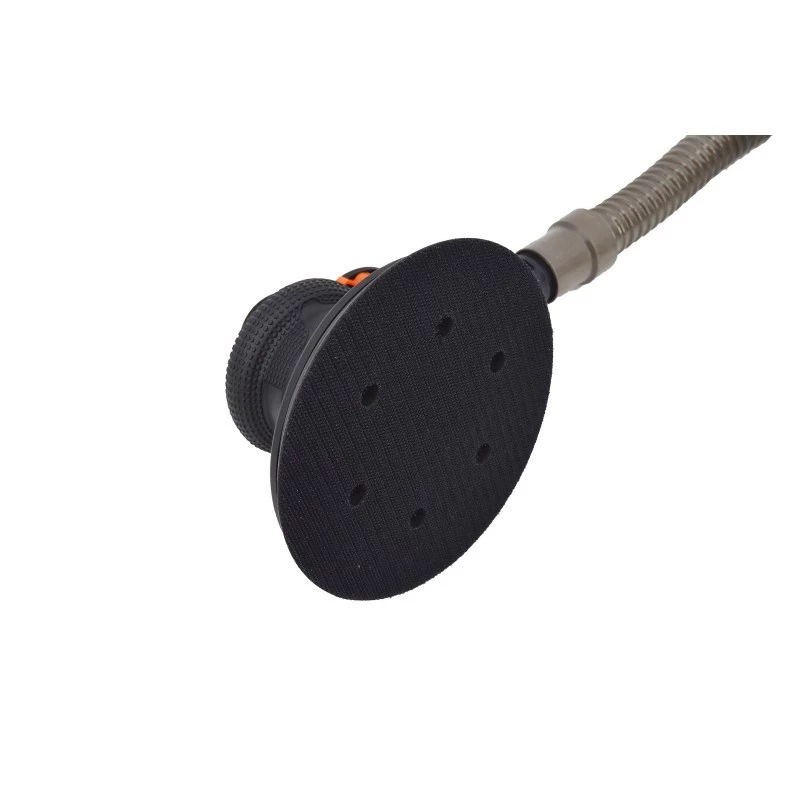 AWTOOLS AW10311BL Pneumaatiline juhusliku orbiidiga lihvija 150 mm 6 tolli õhulihvija konks- ja aasapadjaga, tagumise väljalaskega, sisseehitatud regulaatoriga, 10 000 p/min, 90 PSI, koos tolmukotiga ja mutrivõtmega