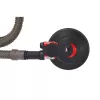 AWTOOLS AW10311BL Pneumaatiline juhusliku orbiidiga lihvija 150 mm 6 tolli õhulihvija konks- ja aasapadjaga, tagumise väljalaskega, sisseehitatud regulaatoriga, 10 000 p/min, 90 PSI, koos tolmukotiga ja mutrivõtmega