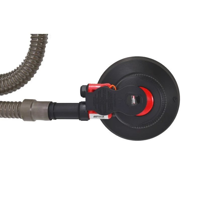 AWTOOLS AW10311BL Pneumaatiline juhusliku orbiidiga lihvija 150 mm 6 tolli õhulihvija konks- ja aasapadjaga, tagumise väljalaskega, sisseehitatud regulaatoriga, 10 000 p/min, 90 PSI, koos tolmukotiga ja mutrivõtmega