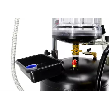 AWTOOLS AW10415BL Manuaalne Rootorpump Õlile 200L Trumlitele, 20 L/min, Malm, Teleskoopiline Imitoru, 2 inch BSP