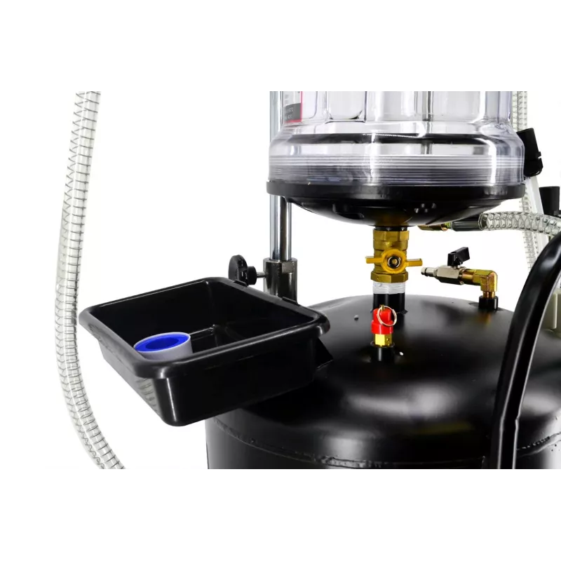 AWTOOLS AW10415BL Manuaalne Rootorpump Õlile 200L Trumlitele, 20 L/min, Malm, Teleskoopiline Imitoru, 2 inch BSP