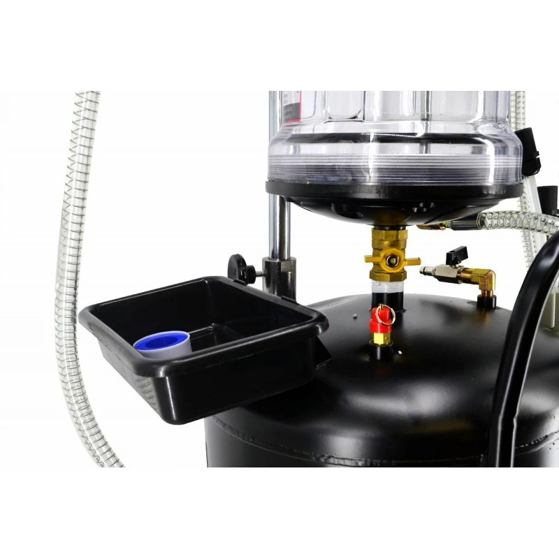 AWTOOLS AW10415BL Manuaalne Rootorpump Õlile 200L Trumlitele, 20 L/min, Malm, Teleskoopiline Imitoru, 2 inch BSP